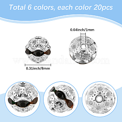 Legierung Strass Perlen&nbsp;RB-SC0001-17A