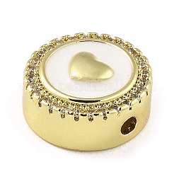 Реечное покрытие латунь микро паве кубический цирконий шарик KK-H456-04G