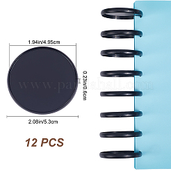 12 disco raccoglitore ad anelli in plastica per fogli mobili&nbsp;DIY-CP0010-97A