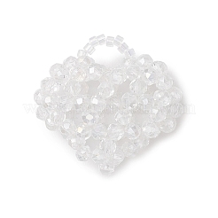 3шт 3 цвета подвески из гальванического стекла&nbsp;PALLOY-MZ00829