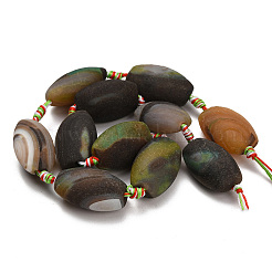 Chapelets de perles d'agate naturelle&nbsp;G-A321-O04-01
