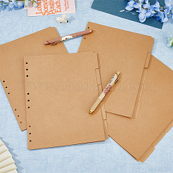 B5 5-Blatt-Papierbinder-Trennblätter&nbsp;DIY-WH0308-508B-01