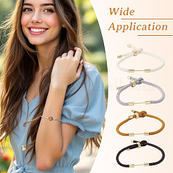 4шт 4-цветный плетеный нейлоновый шнур для изготовления браслета&nbsp;MAK-TA0001-26B