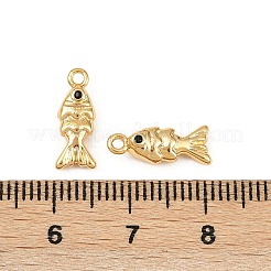 Подвески из латуни с микропаве из кубических цирконий на тему океана KK-F902-08I-G