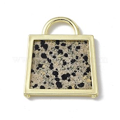 Dalmate jaspe naturels pendentifs&nbsp;G-G977-04G-04