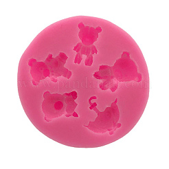 Силиконовые Молды в форме медведя своими руками BEAR-PW0001-40