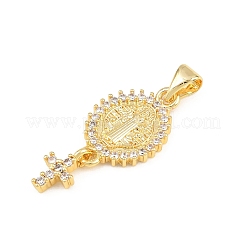 Латунные микро проложить кубического циркония подвески&nbsp;KK-C159-01G