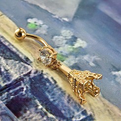 Пирсинг украшения AJEW-EE0006-74A-G