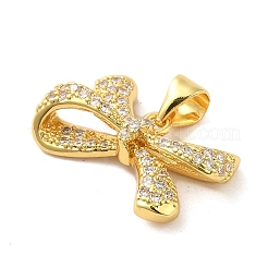 Латунные микропаве прозрачные подвески с фианитом&nbsp;FIND-Z041-06G