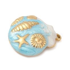 Подвески из нержавеющей стали 304 с эмалью&nbsp;STAS-P404-06G