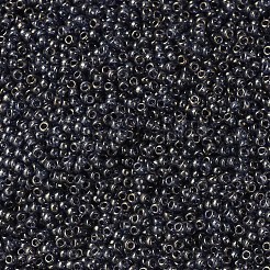 MIYUKIラウンドロカイユビーズ  日本製シードビーズ  11/0  （rr2447)不透明な濃いオリーブの光沢  2x1.3mm  穴：0.8mm  約5500個/50g&nbsp;SEED-X0054-RR2447