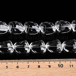 Прозрачные стеклянные бусины нити GLAA-T023-15