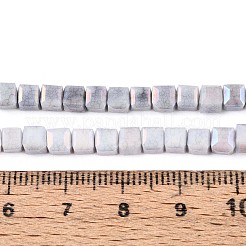 Антикоррозийные гальванические стеклянные бусины&nbsp;X-GLAA-T025-4mm-10A