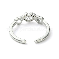 Кольцо Bass Micro Pave с кубическим цирконием RJEW-Z033-15C