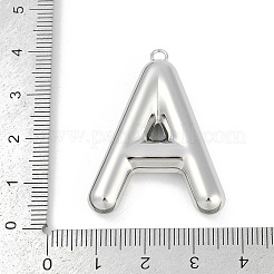 304ステンレスペンダント  レターチャーム  文字a  38x28.5x7mm  穴：2mm&nbsp;STAS-I325-146P-A