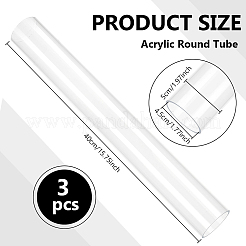 Tubo redondo de acrílico&nbsp;DIY-WH0899-672C