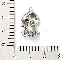 Pendentifs en laiton émaillé d'Halloween&nbsp;KK-F915-01G-P