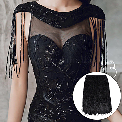 1 ярд пластиковой стеклярусной бусины для кисточки OCOR-BC0006-60B