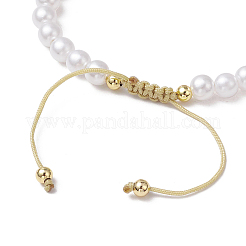 4шт. регулируемые плетеные браслеты из натурального агата&nbsp;BJEW-JB11669