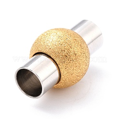 Fermoirs magnétiques en acier inoxydable 304 à placage ionique (IP) avec emembouts collées&nbsp;STAS-M290-05GP