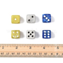 30шт 3 цвета непрозрачные акриловые бусины&nbsp;MACR-FS0002-30