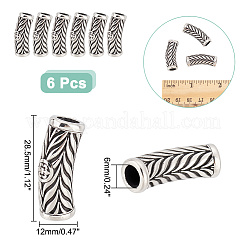 6 шт. бусины из нержавеющей стали марки 304 STAS-UN0049-29