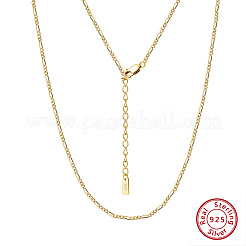 925 серебряная цепочка Фигаро для женщин NJEW-H048-05G