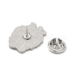 Эмалированная булавка с латунными защелками-бабочками&nbsp;LS-JEWB-A006-01I