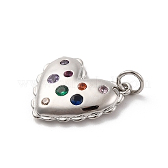 Латунные микро проложить кубического циркония подвески&nbsp;KK-U033-14P-02