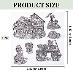 Timbri in silicone trasparente&nbsp;DIY-WH0504-60B