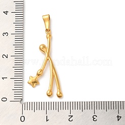 Подвески из нержавеющей стали 304 с вакуумным покрытием pvd&nbsp;STAS-M322-23G