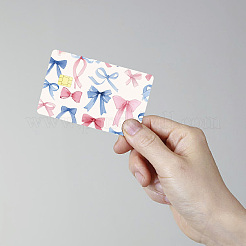 Прямоугольные пластиковые водонепроницаемые наклейки для карт из ПВХ&nbsp;DIY-WH0432-352