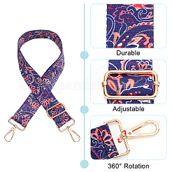 5 sangle de sac réglable en polyester à motif floral&nbsp;FIND-PH0017-55