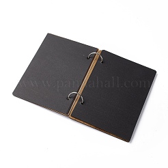 Album photo de scrapbooking en bois à feuilles mobiles de 6 pouce&nbsp;DIY-A036-01B
