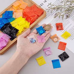 350 шт. 7-цветные полиэтиленовые пластиковые пакеты с застежкой-молнией&nbsp;ABAG-PH0001-66