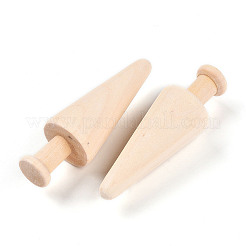 Необработанные деревянные елочные украшения WOOD-T032-13