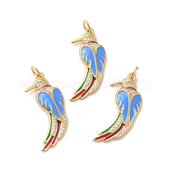 Покрытие стойки латунь микропаве прозрачные подвески из кубического циркония KK-D074-08G