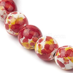 Синтетические бирюзовые браслеты с бусинами для женщин и мужчин BJEW-JB11549