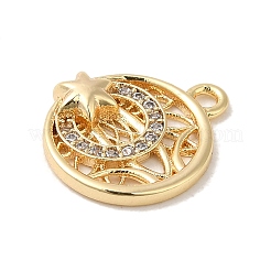 Латунные микро проложить кубического циркония подвески&nbsp;LS-KK-D071-02G