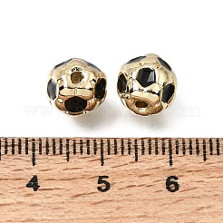 Perles en laiton émaillé&nbsp;KK-Z163-06G-C01