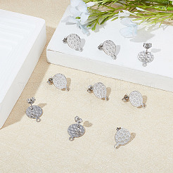 60 шт. фурнитура для сережек-гвоздиков из нержавеющей стали 304 STAS-DC0010-98