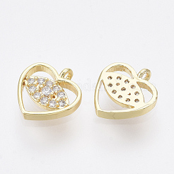 Латунные микро проложить кубического циркония подвески KK-Q761-49G-NF