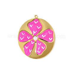 Подвески из нержавеющей стали 304 с эмалью&nbsp;STAS-OY010-51G