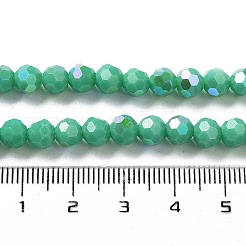 Непрозрачное стекло бисер нитей EGLA-A035-P6mm-L13