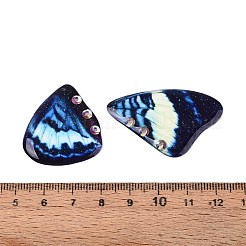 Ciondoli a forma di ali di farfalla in resina epossidica&nbsp;RESI-T057-86D