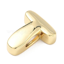 Латунные бусины с инициалами&nbsp;KK-B167-27G-01T