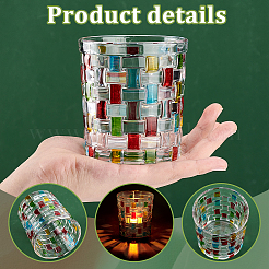 2 шт. 2 стиля стеклянная хрустальная чашка AJEW-GA0007-39