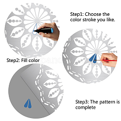 Трафареты для штампов из нержавеющей стали DIY-WH0238-014