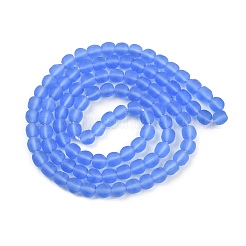 Матовое ручной работы Lampwork бисер LAMP-C022-01A