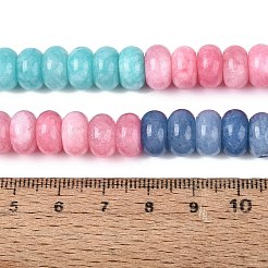 Chapelets de perles de jade blanche naturelle&nbsp;G-Q613-01F-41